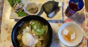 寒い日はうどん。