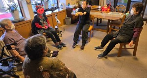 1月7日アロマエクササイズの様子