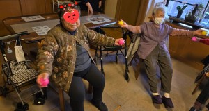 1月7日アロマエクササイズの様子