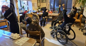 1月7日アロマエクササイズの様子