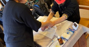 1月22日アロママッサージの様子☆