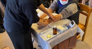 1月22日アロママッサージの様子☆